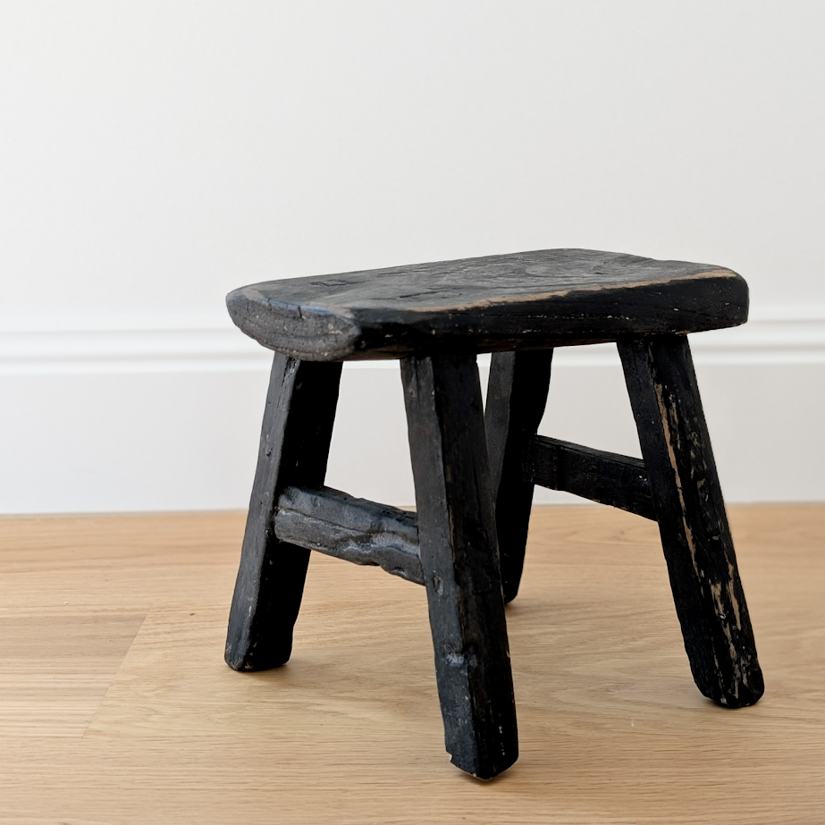 Black Mini Stool
