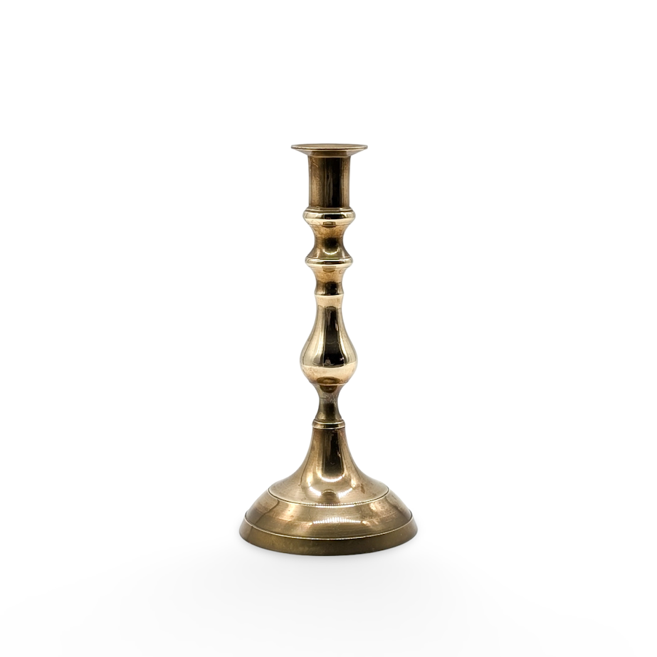 Antique Brass Candle Holder