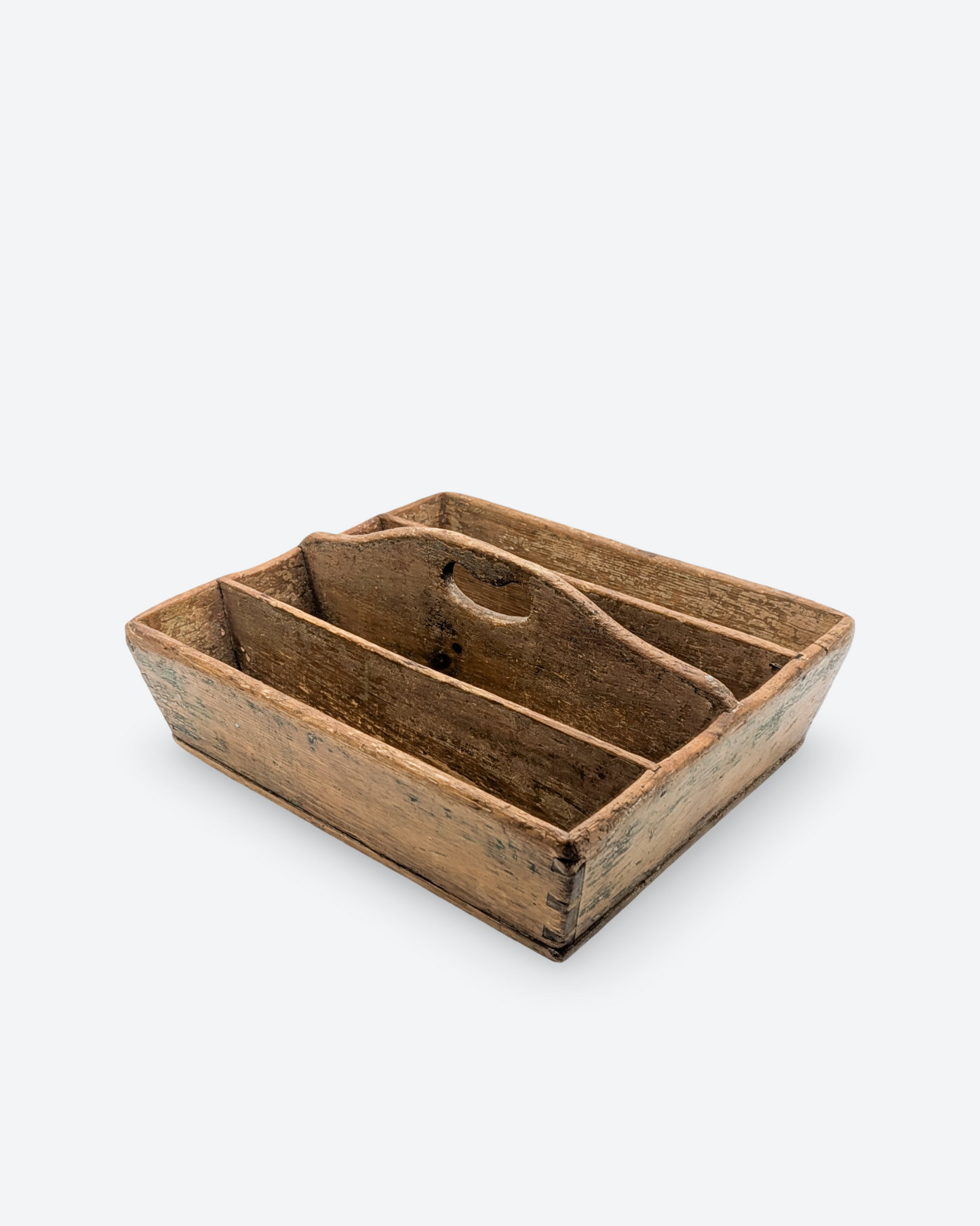 Vintage French Wood Caddy
