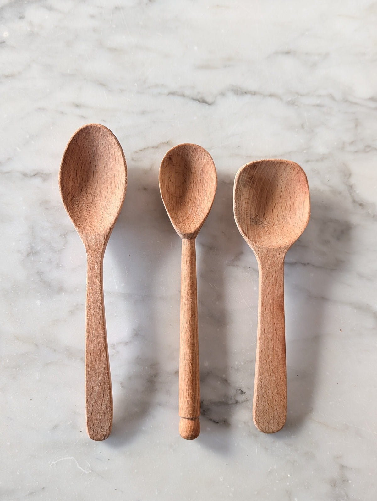 Small Beechwood Wooden Spoon - Set 1