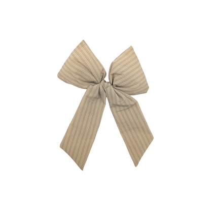 Pinstripe Tree Bow Clip