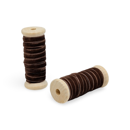 Chocolate Velvet Ribbon - 6mm