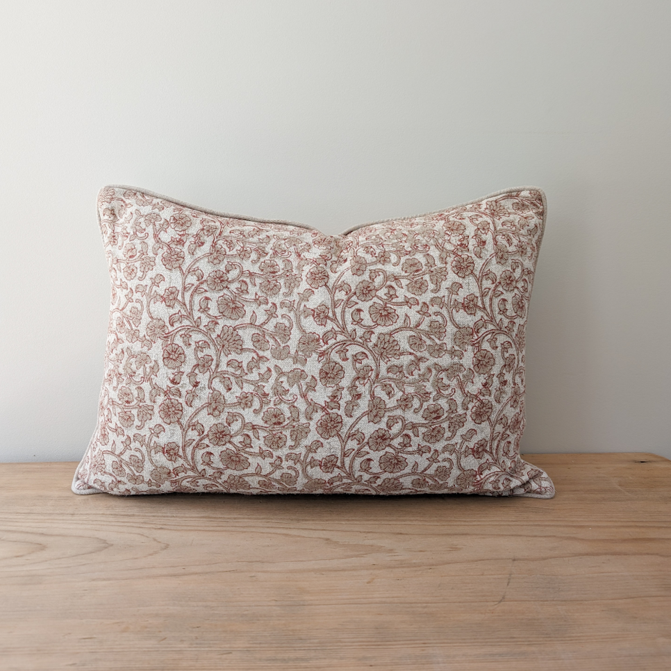 Kleo Hand Block-Printed Lumbar