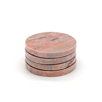 Pink Stone Coasters
