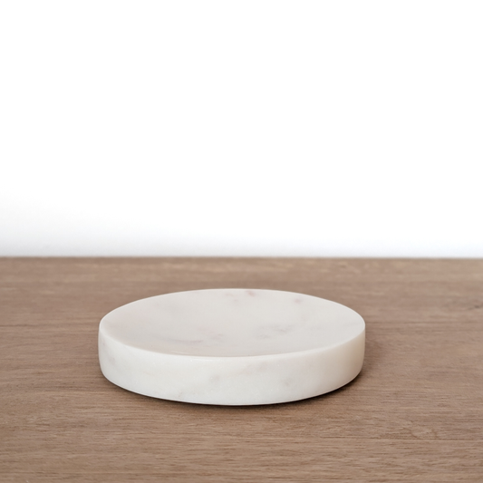 Round Marble Indent Dish