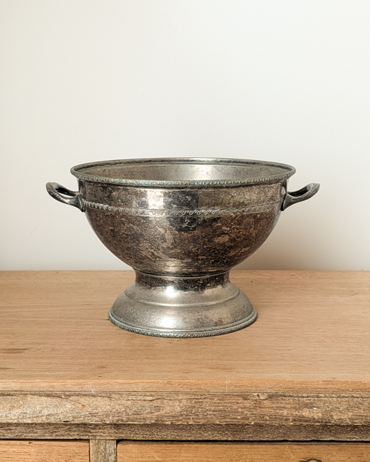 Silver-Plated Footed Bowl