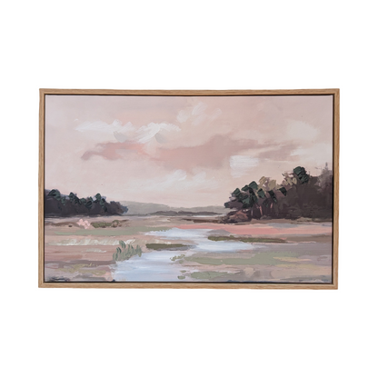 Quiet River Landscape Wall Art