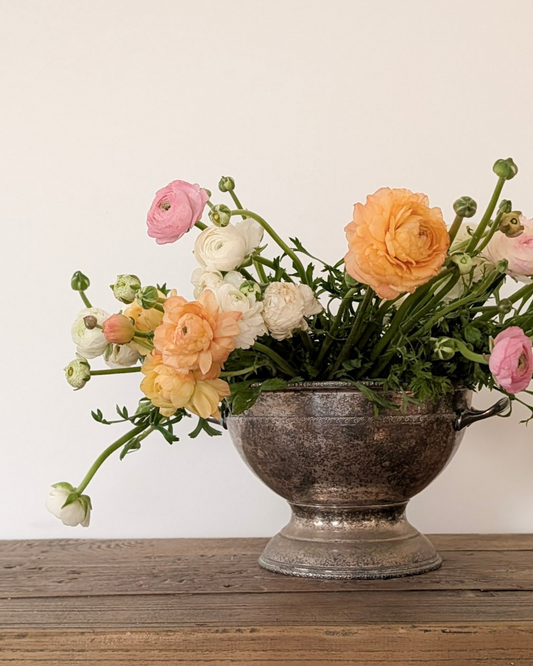 Silver-Plated Footed Bowl