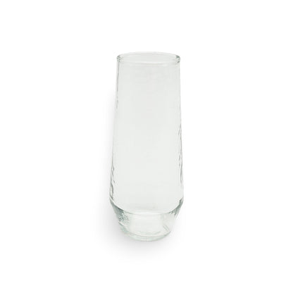 Handblown Hammered Champagne Glasses - Set of 2