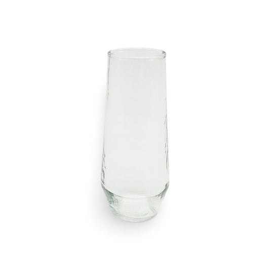 Handblown Hammered Champagne Glasses - Set of 2