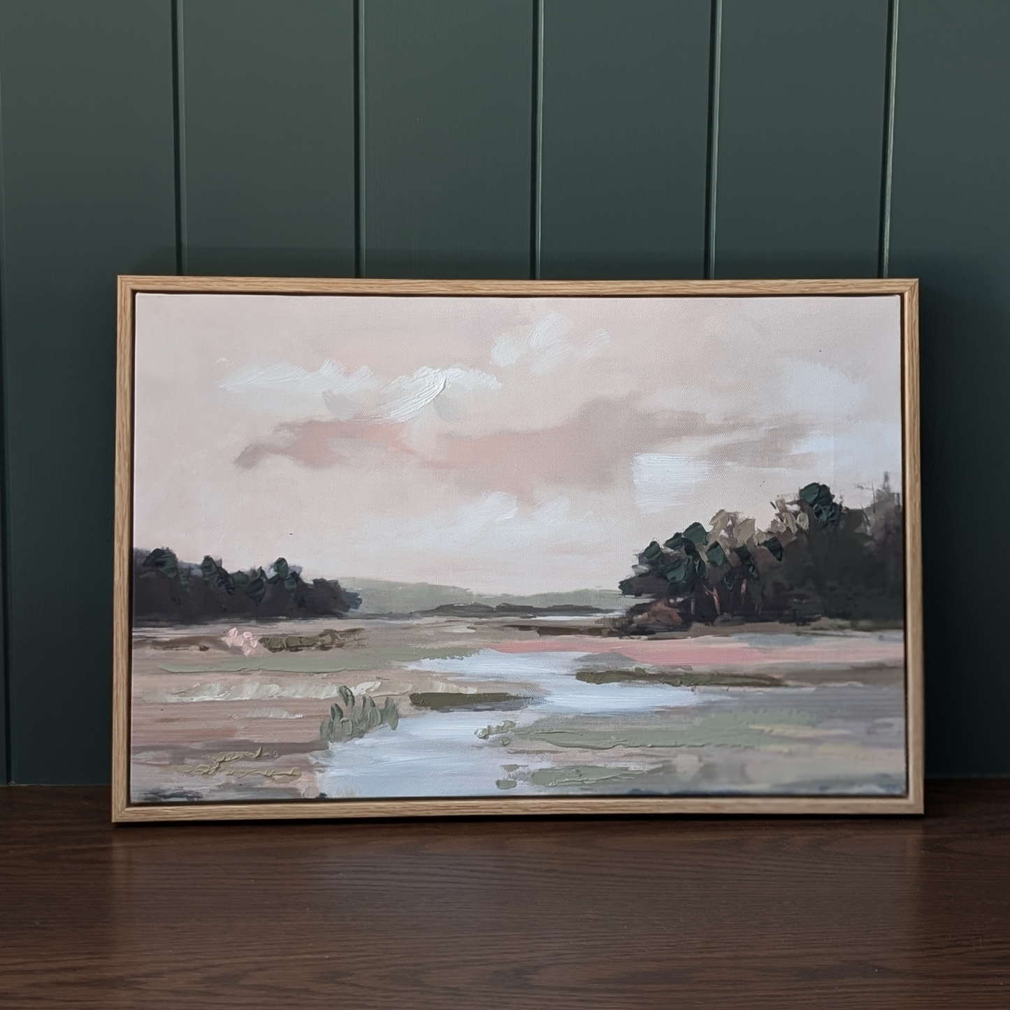 Quiet River Landscape Wall Art