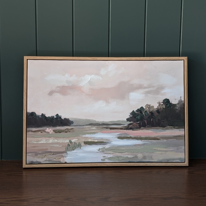 Quiet River Landscape Wall Art