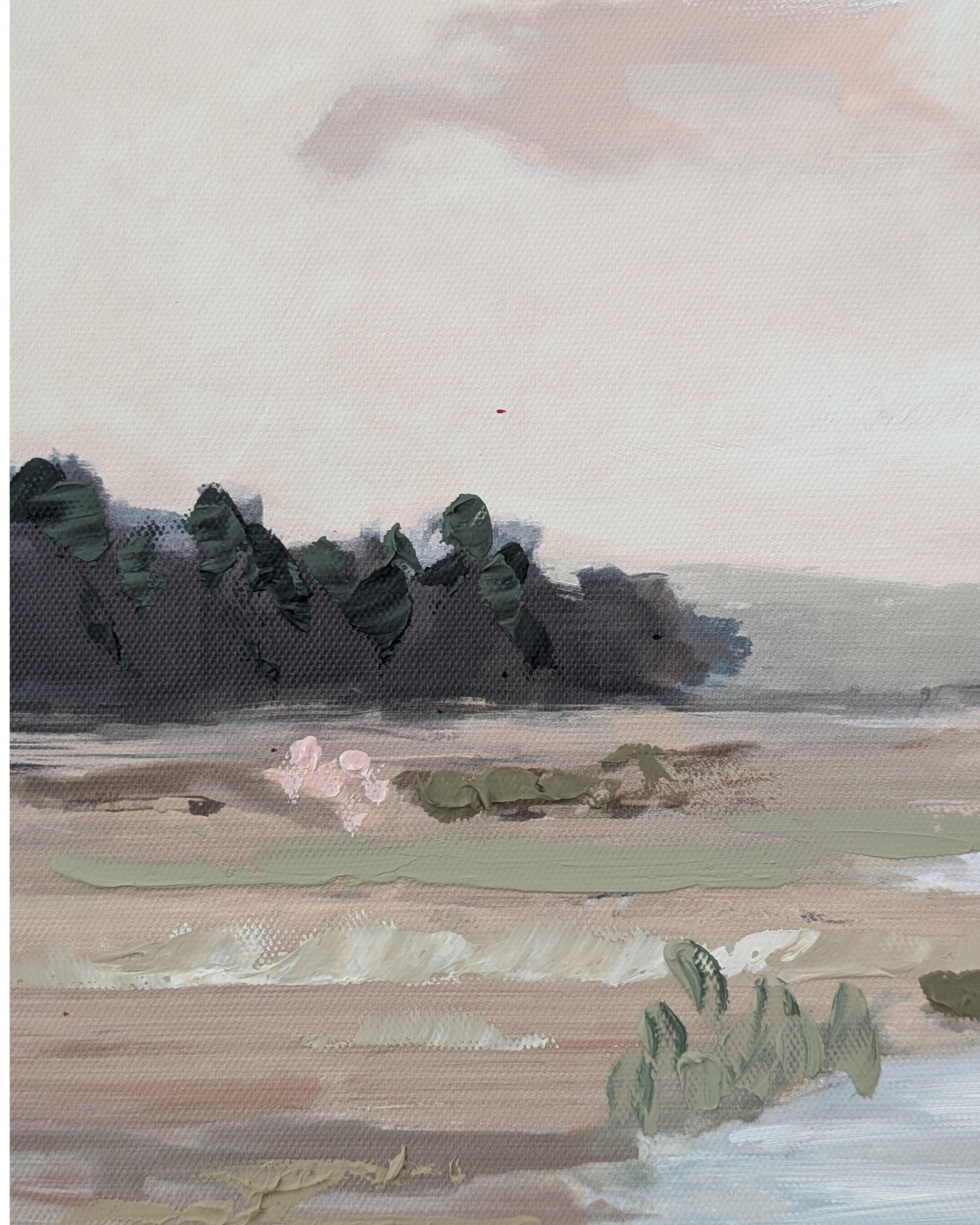 Quiet River Landscape Wall Art