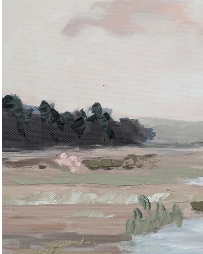 Quiet River Landscape Wall Art