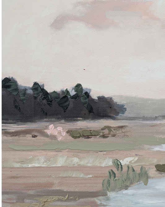 Quiet River Landscape Wall Art