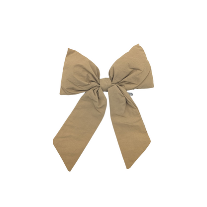 Caramel Tree Bow Clip