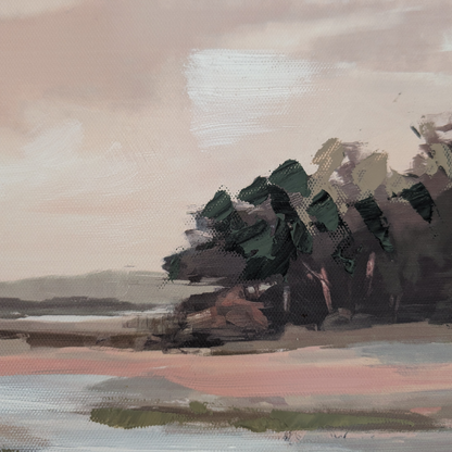 Quiet River Landscape Wall Art