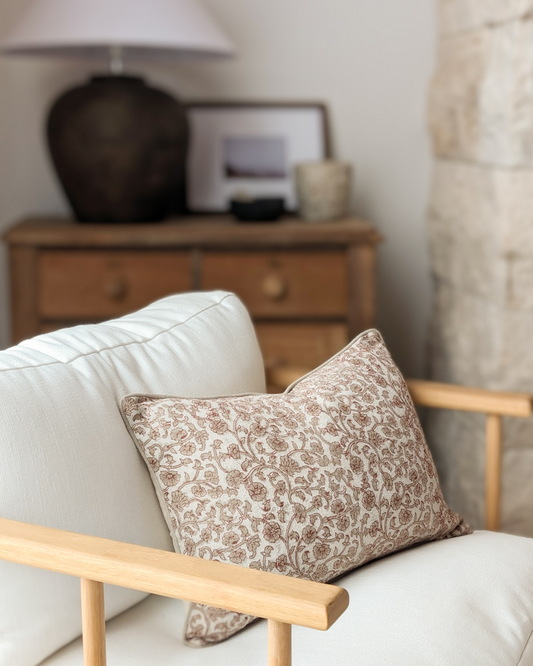 Kleo Hand Block-Printed Lumbar