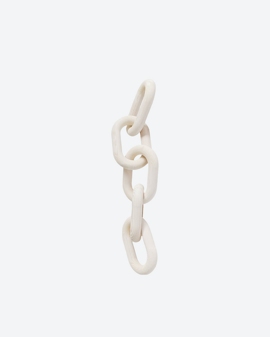 Wood Chain Link - White Washed