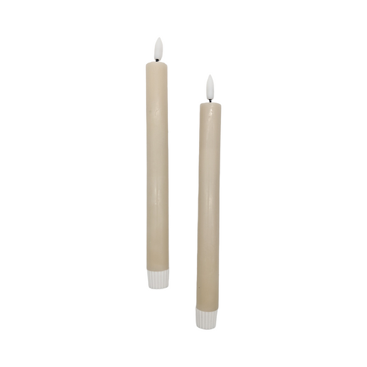 LED Candle - Sand Set of 2
