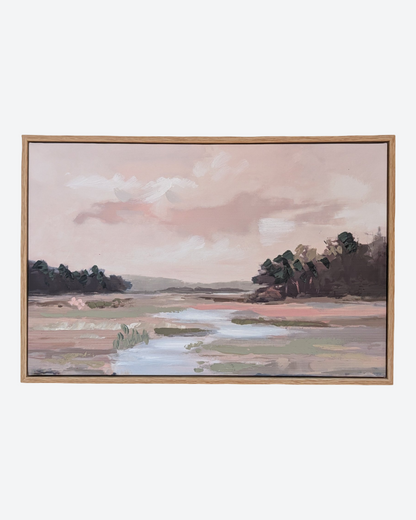 Quiet River Landscape Wall Art