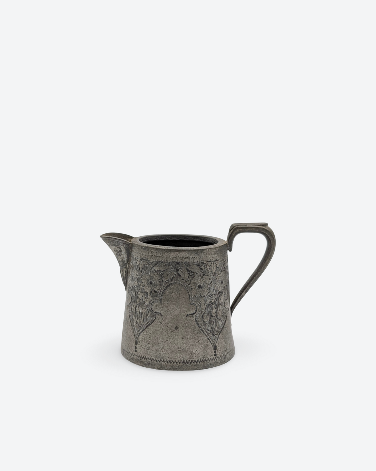 Petite Decorative Pewter Jug