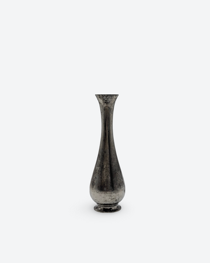 Pewter stem vase