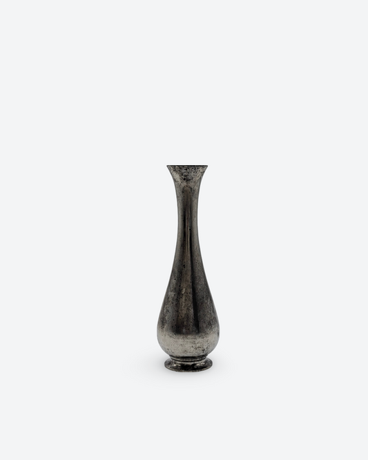 Pewter stem vase
