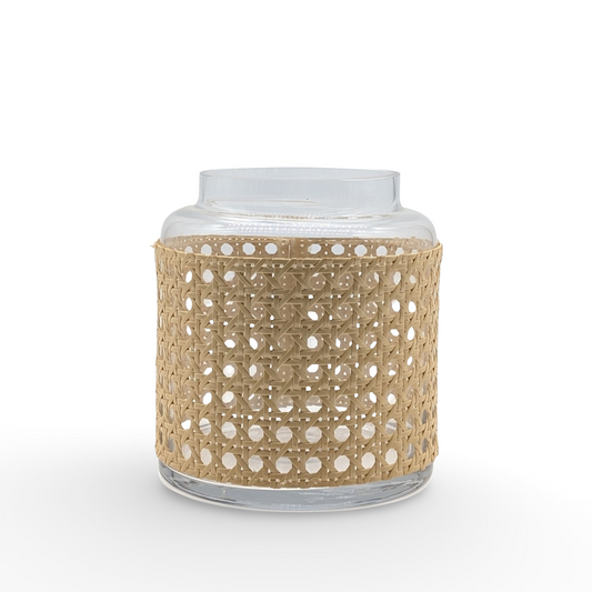 Cane Wrapped Vase