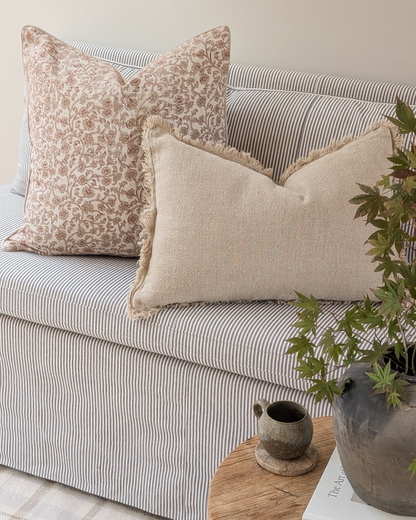 Kleo Hand Block-Printed Cushion