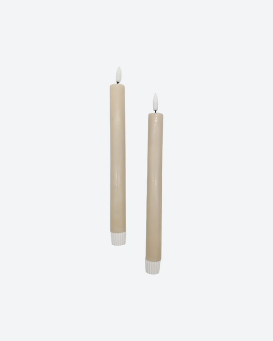 LED Candle - Sand Set of 2