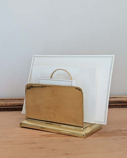 Brass Letter Keep
