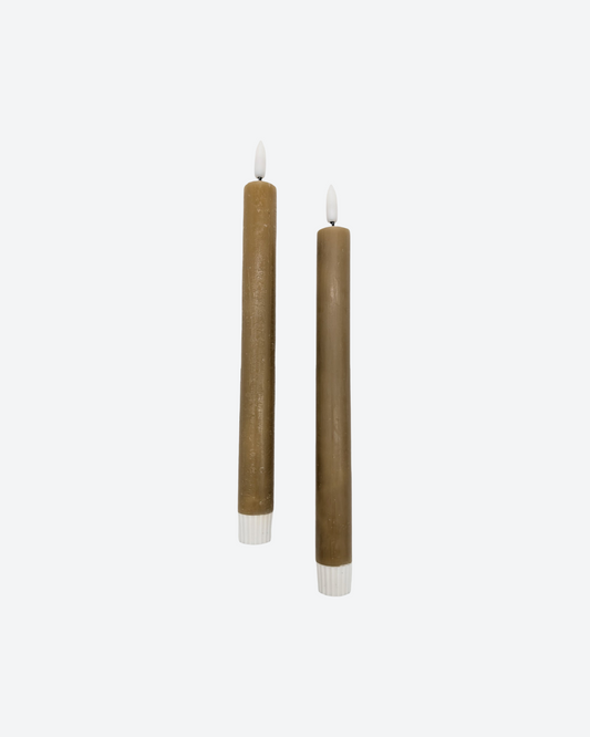 LED Candle - Fern Set of 2