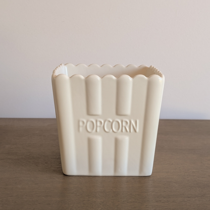 Stoneware Popcorn Bowl