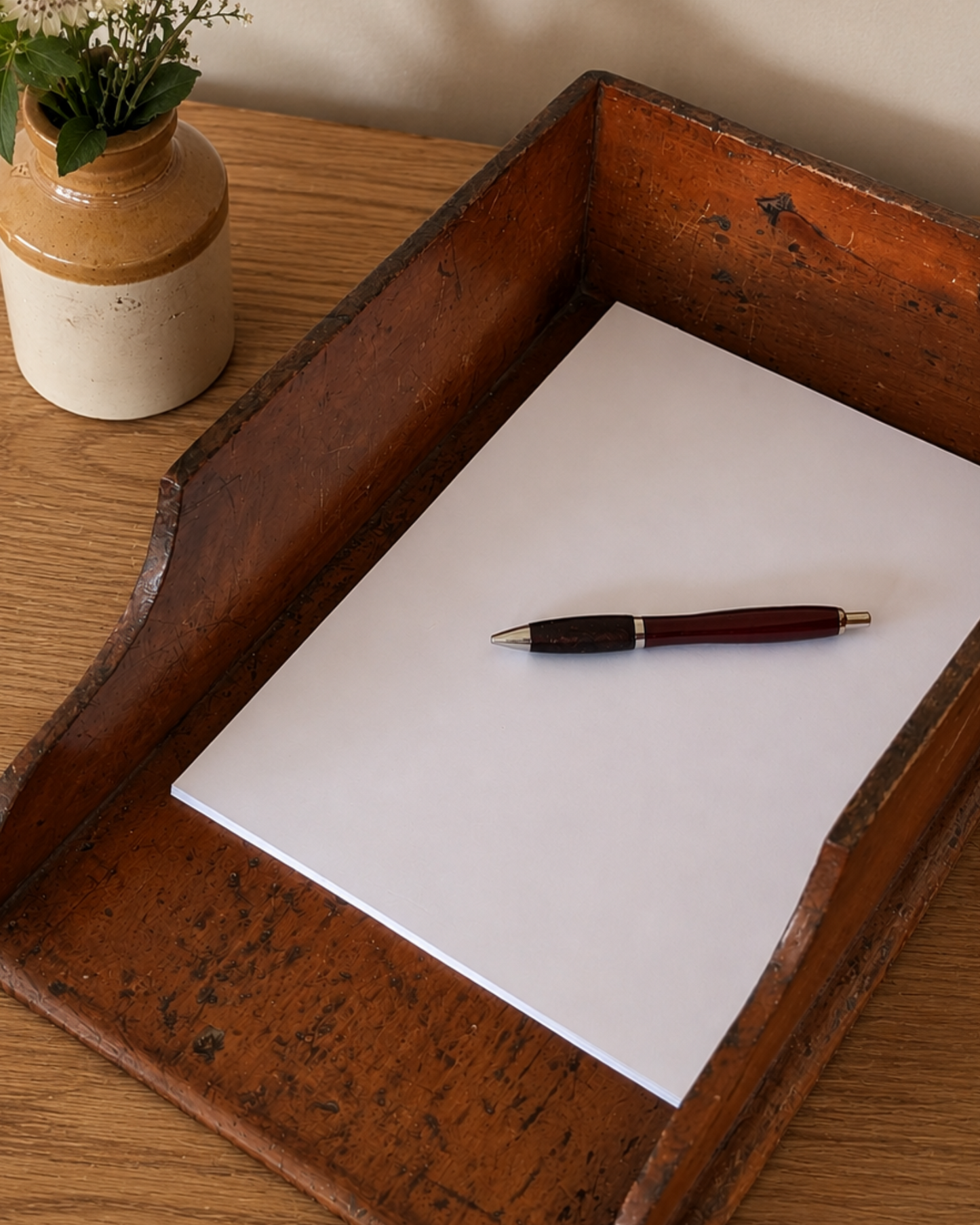 Vintage French Cedar In/Out Tray
