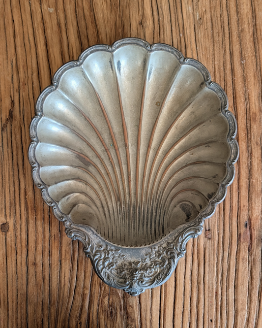 Vintage Silver plated Shell