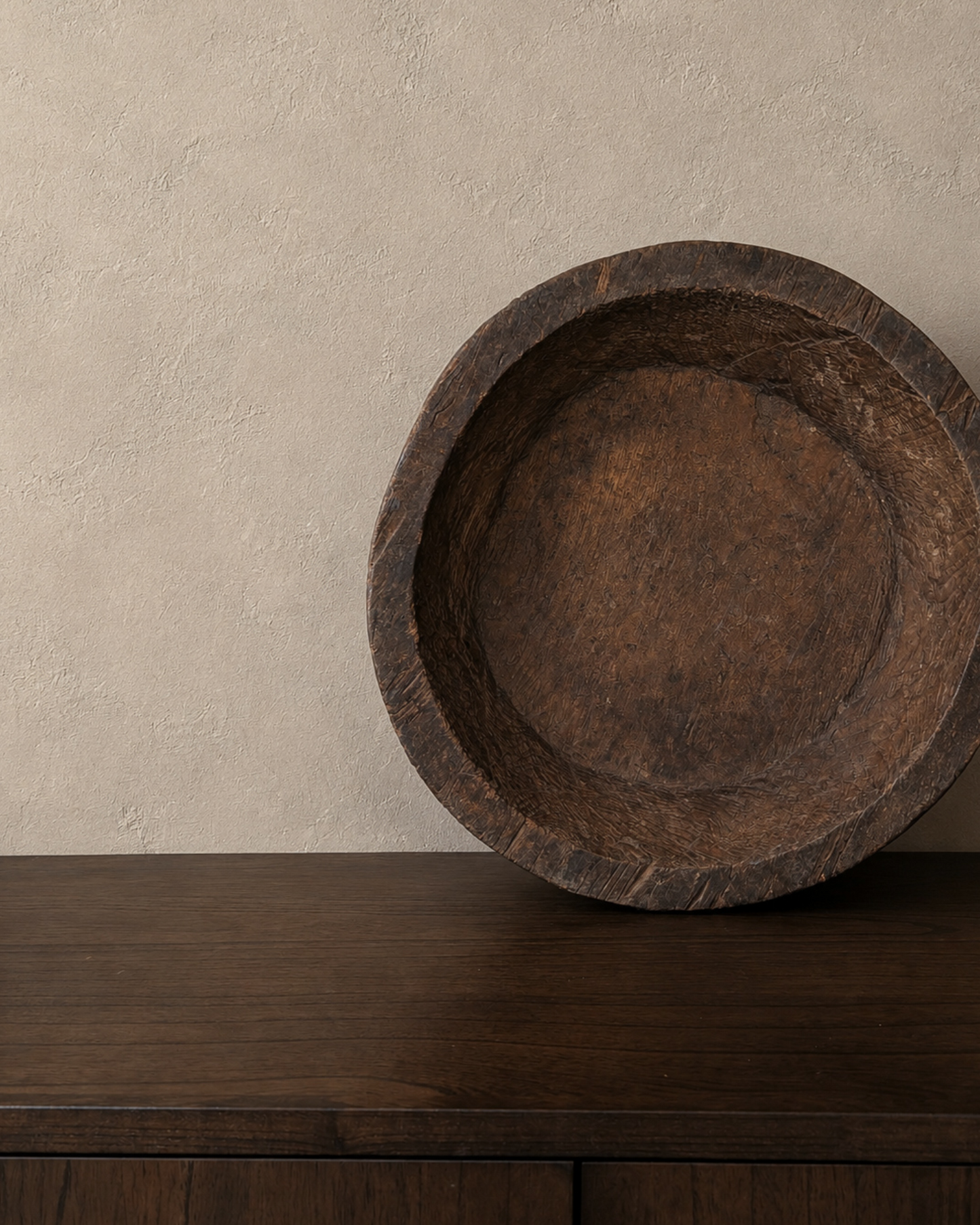 Large Wooden Bowl I