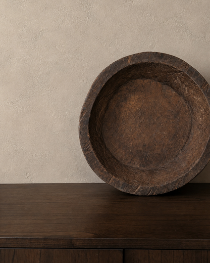 Large Wooden Bowl I