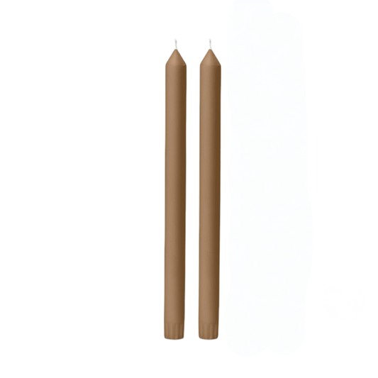30cm Tiramisu Dinner Candle - Pack of 2